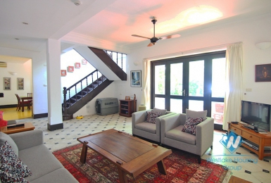 Garden swimming pool villa for rent on To Ngoc Van, Tay Ho